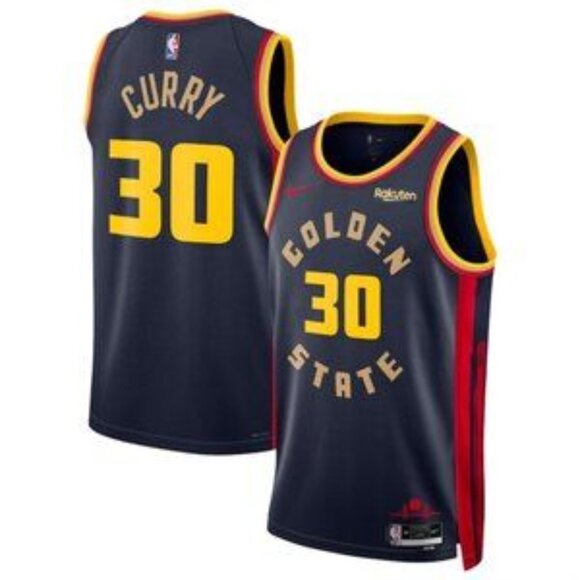 Mens Kids Youths Stephen Curry Navy Stitched Jersey